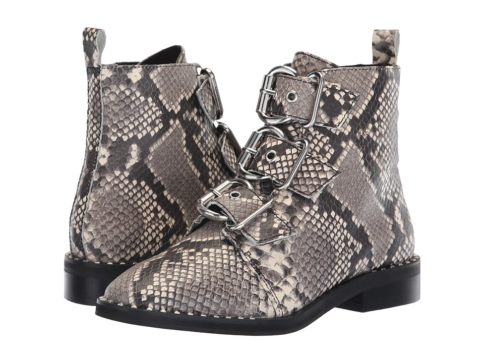 Steve Madden Recharge Moto Bootie (Natural Snake)