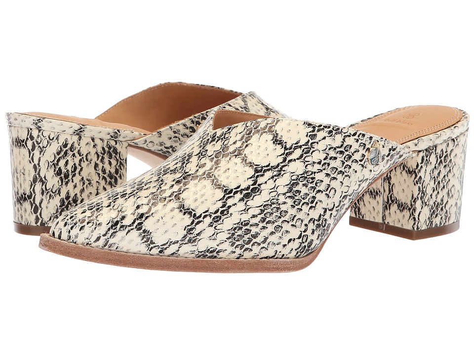 Bill Blass Taj (Ivory/Black) Women's Clog/Mule Shoes