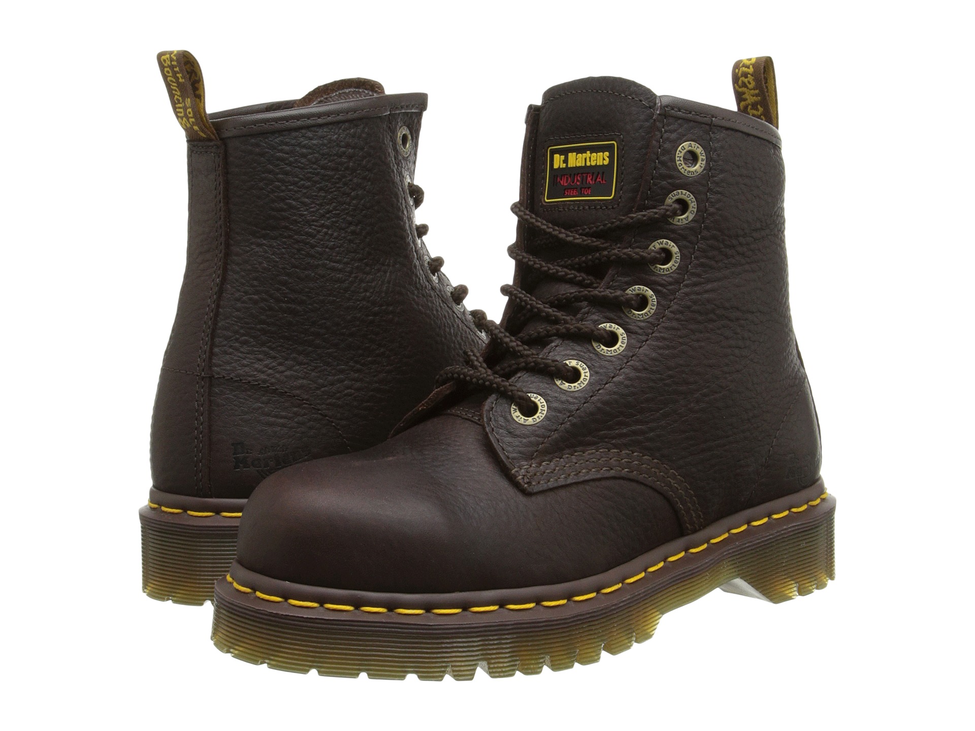 Dr. Martens Work 7B10 ST 7 Eye Boot at Zappos.com