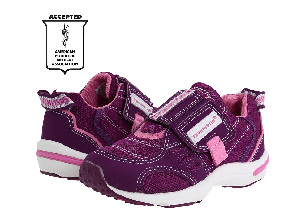 Tsukihoshi Kids - Euro (Toddler/Little Kid) (Purple/Pink) Girls Shoes