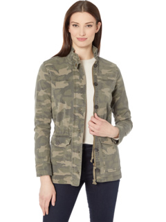 Lucky Brand Long Sleeve Button-Up Two-Pocket Camo Utility Jacket Reviews