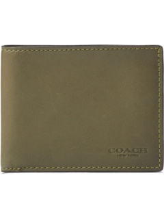 COACH Slim Bifold in Sport Calf Zappos