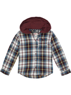Flannel hoodie boys shop
