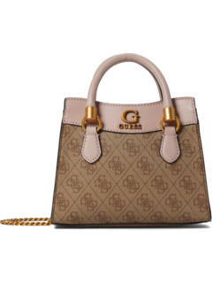 guess purse white and brown