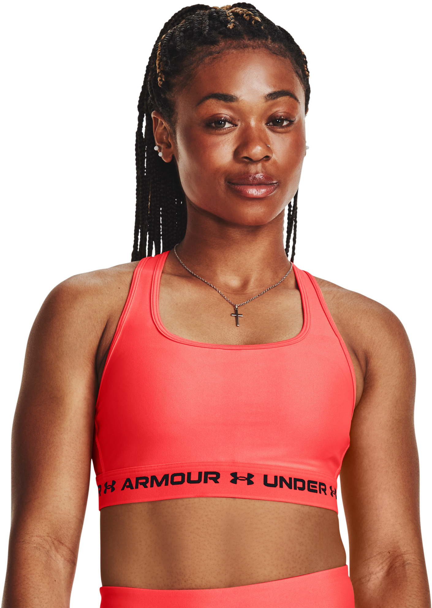 Under Armour Womens Infinity High Crossover Sports Bra Grey XL