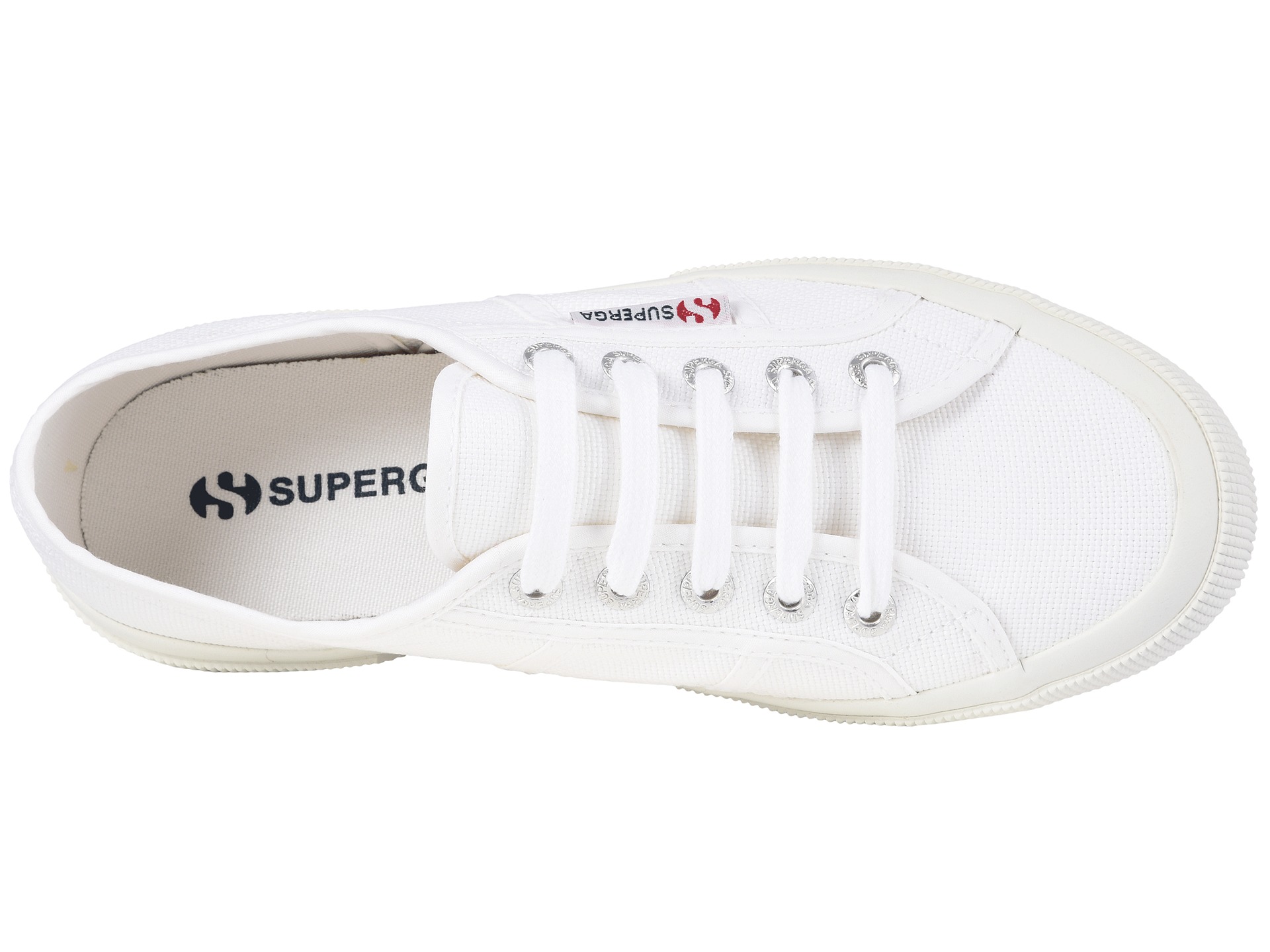 superga 2750 cotu classic plimsolls in white