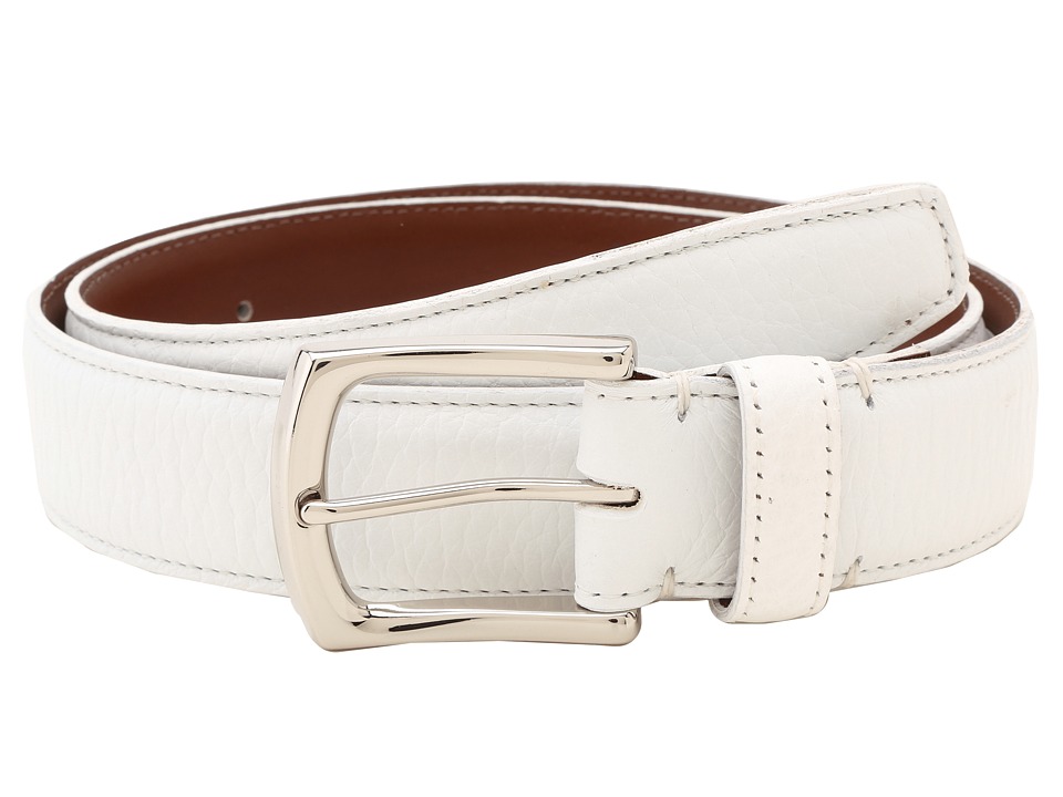 Torino Leather Co. - 35MM Burnished Tumbled (White) Mens Belts