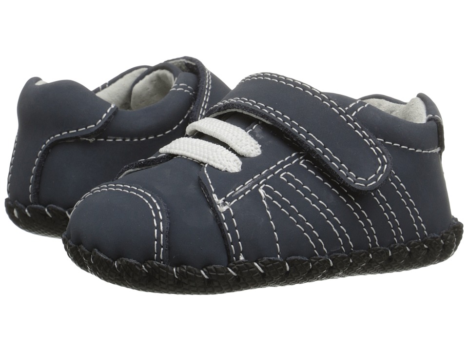 pediped - Jake Original (Infant) (Navy Nubuck) Boys Shoes
