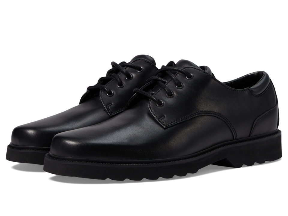 Rockport - Main Route Northfield Waterproof (Black Leather) Mens Lace up casual Shoes
