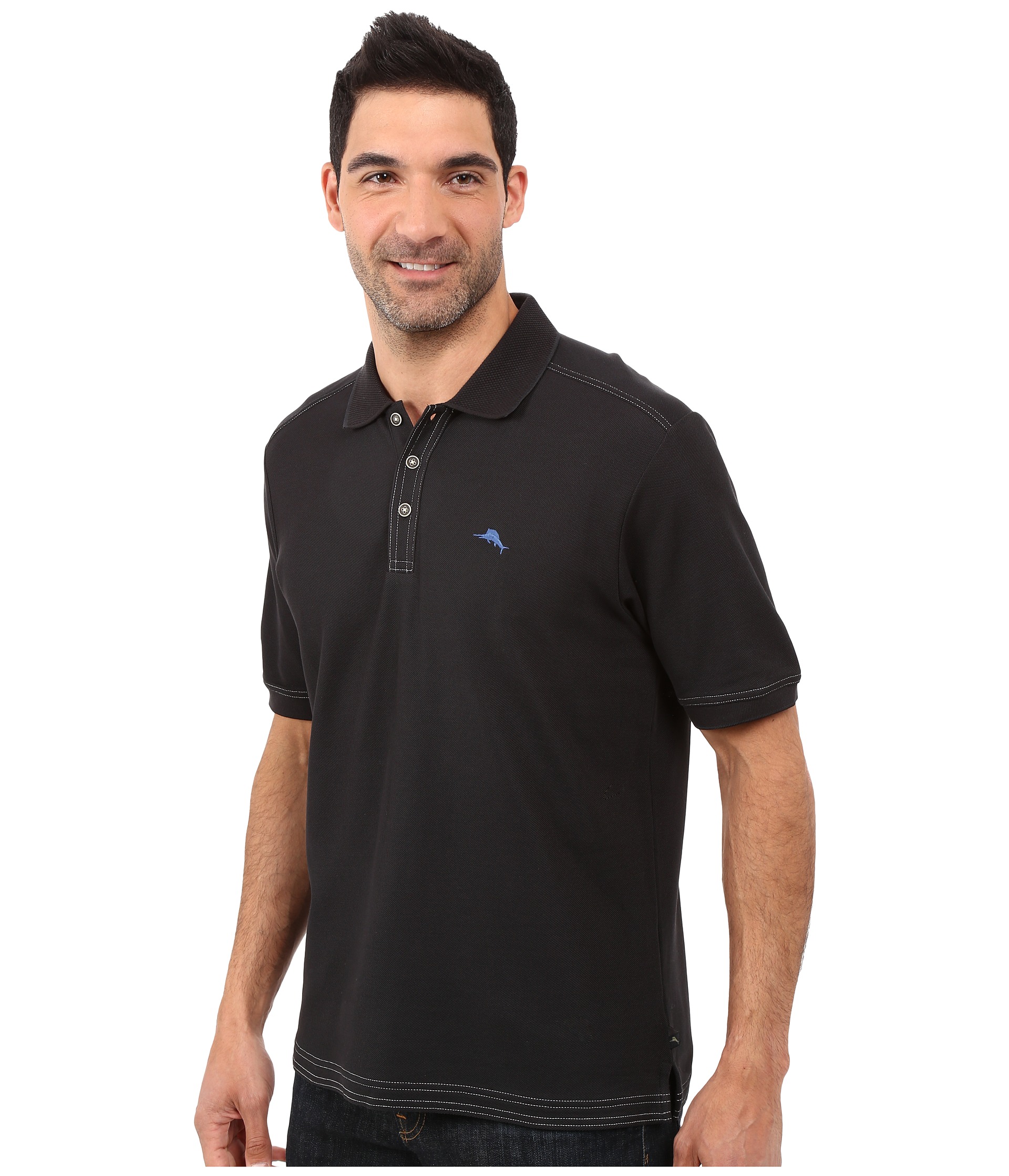 Tommy Bahama The Emfielder Polo Shirt Black