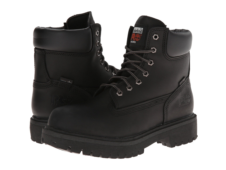 Timberland PRO - Direct Attach 6 Soft Toe (After Dark Full-Grain Leather) Mens Work Lace-up Boots