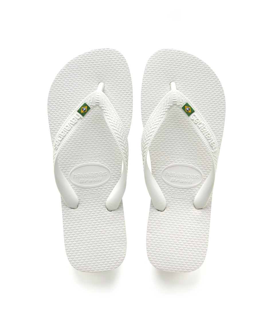 Havaianas - Brazil Flip Flops (White) Womens Sandals