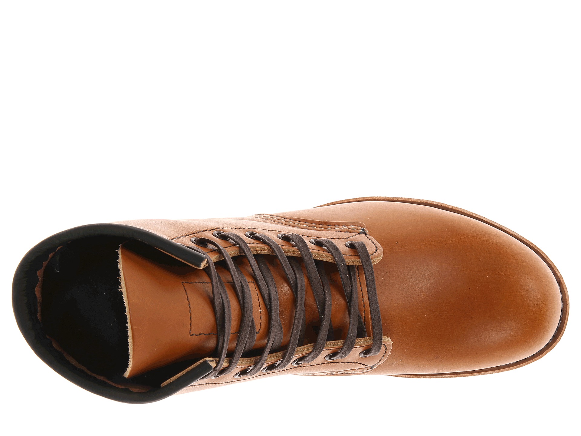 red wing chestnut leather lace