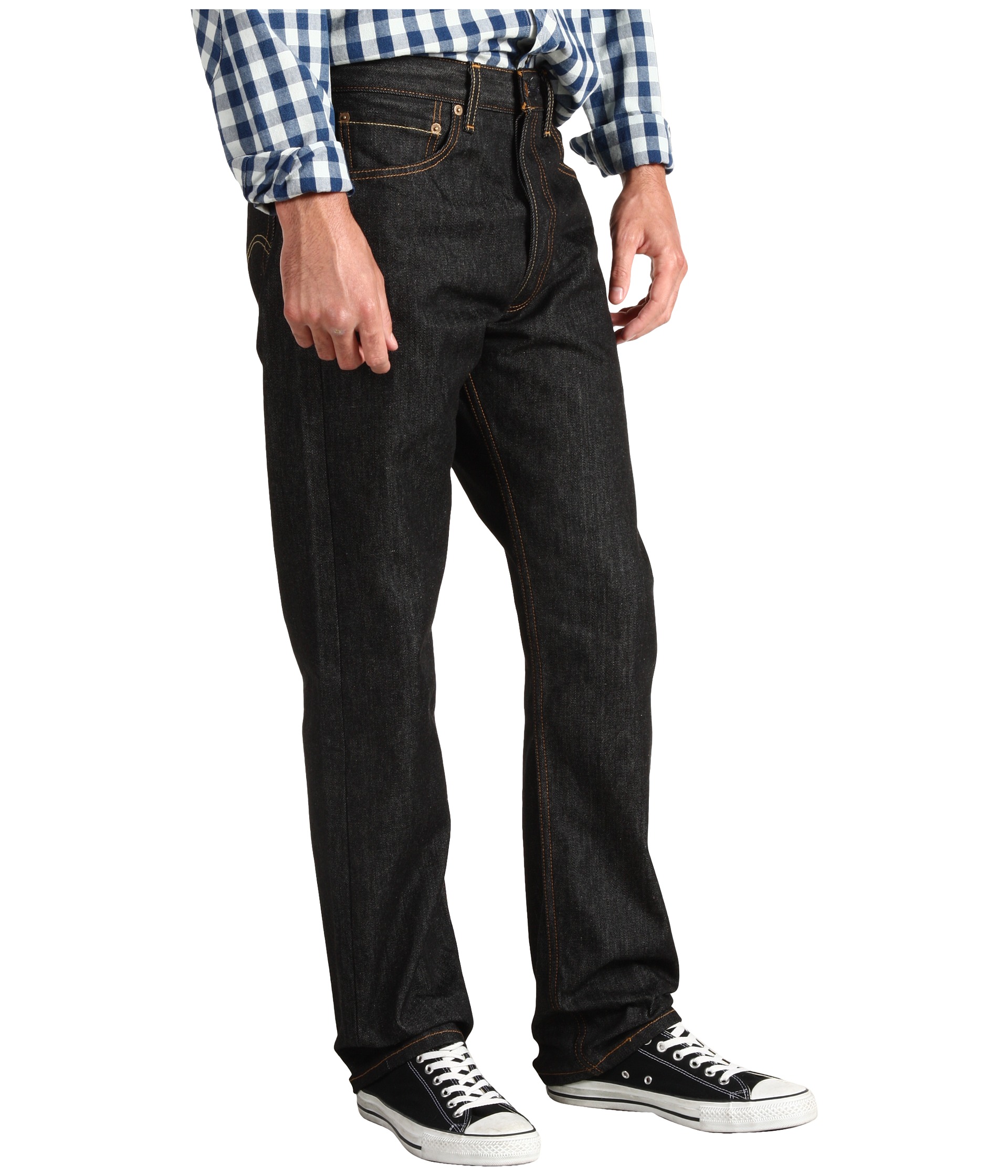 Levi's® Mens 501® Original Shrink-to-Fit Jeans Black Shrink to Fit ...