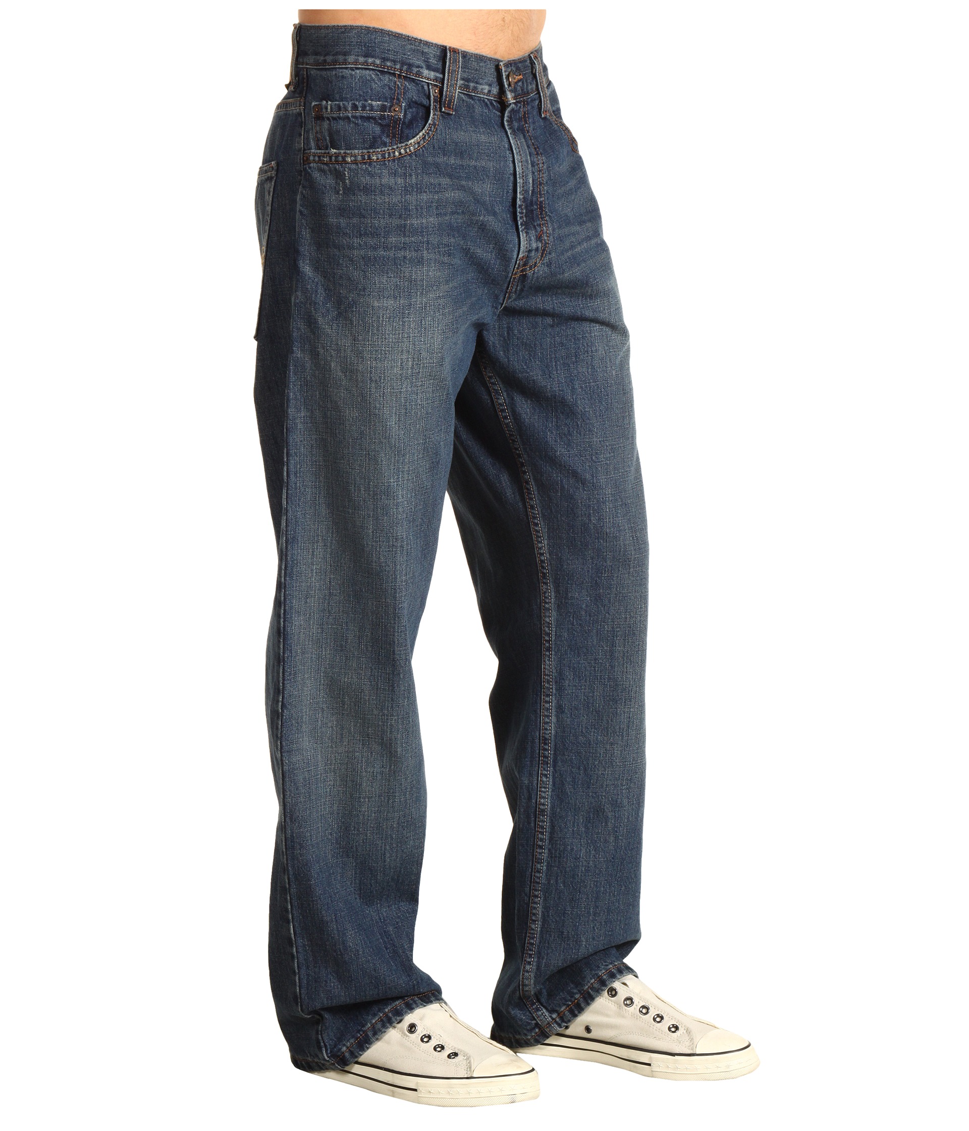 Levi's® Mens 569® Loose Straight Fit Indie Blue - Zappos.com Free ...