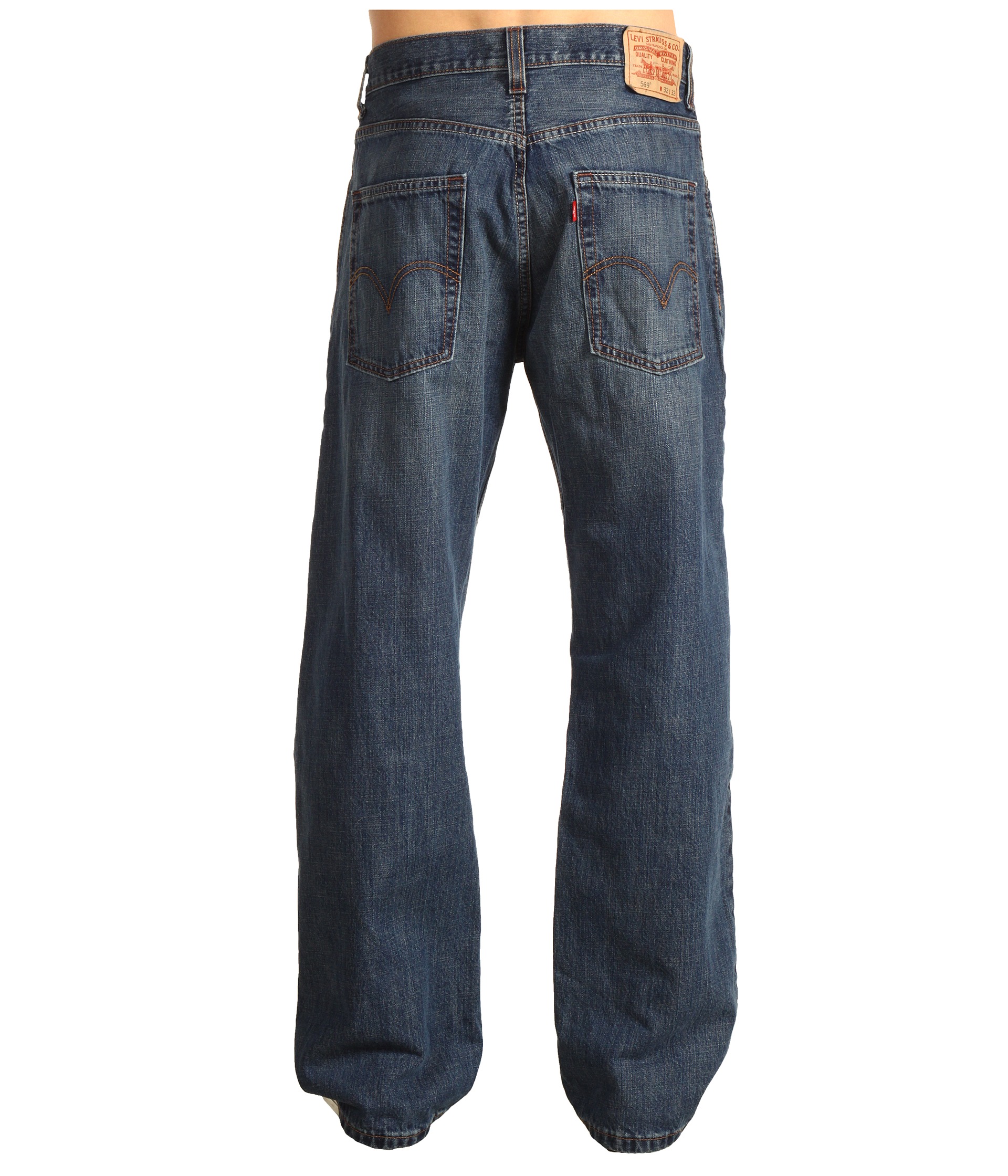 Levi's® Mens 569® Loose Straight Fit Indie Blue - Zappos.com Free ...