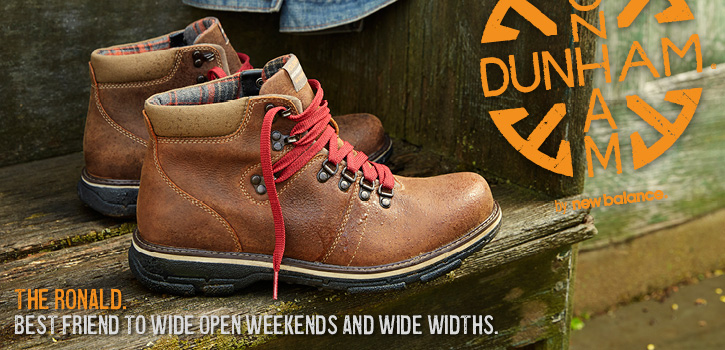 dunham wide shoes